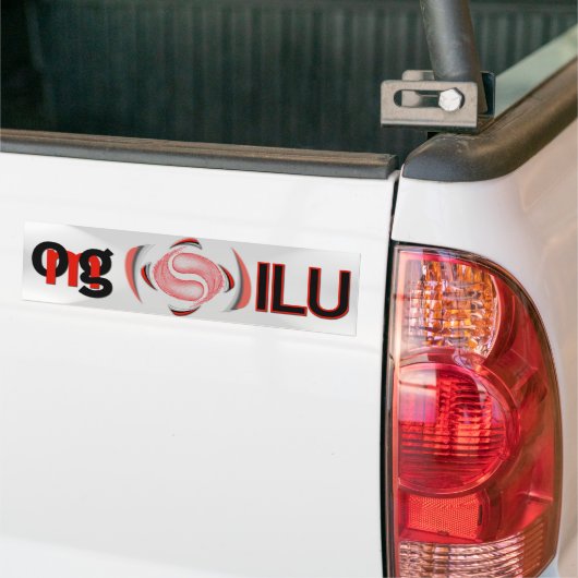 Oogje! Bumpersticker (Op Truck)