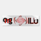 Oogje! Bumpersticker (Voorkant)