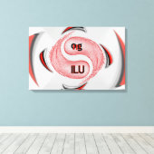 Oogje! Canvas Afdruk (Insitu (Houten vloer))