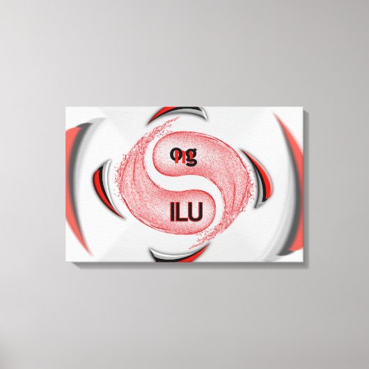 Oogje! Canvas Afdruk (Voorkant)