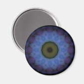 Oogje Eyesore Violet Blue Evil Eye Magneet (Voorkant / Achterkant)