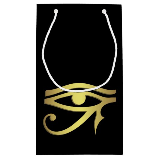 Oogje hoornvlies zwart Egyptisch symbool Klein Cadeauzakje (Achterkant)