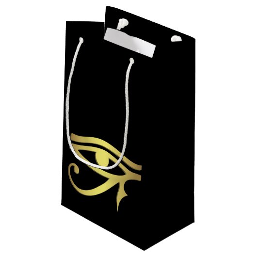 Oogje hoornvlies zwart Egyptisch symbool Klein Cadeauzakje (Achterkant Gekanteld)