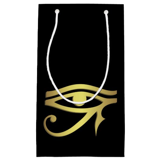 Oogje hoornvlies zwart Egyptisch symbool Klein Cadeauzakje (Voorkant)