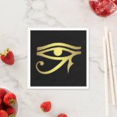 Oogje hoornvlies zwart Egyptisch symbool Servetten (Insitu)