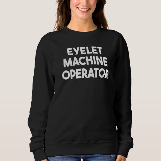 Oogje machinebediener trui (Voorkant)