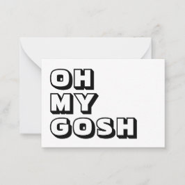 Oogje, mijn god, zwarte witte kaart