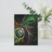 Oogje naar het Abstracte Briefkaart van de Kunst (Staand voorkant)