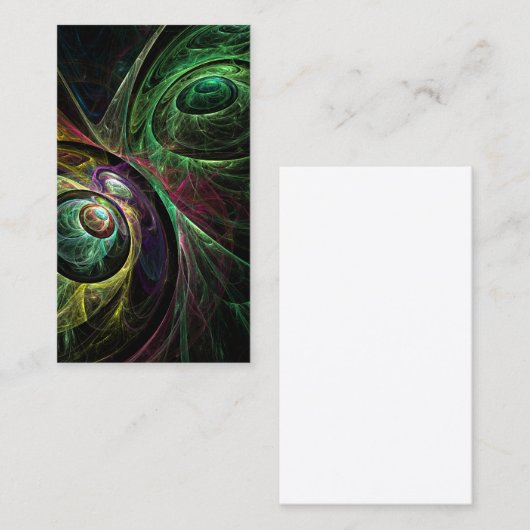 Oogje naar het Abstracte Visitekaartje van de Kuns (Voorkant / Achterkant)