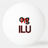 Oogje! Pingpongbal (Achterkant)