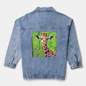 oogje van de Giraffe Denim Jacket (Achterkant)