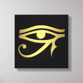 Oogje van het Egyptische symbool Canvas Afdruk (Voorkant)