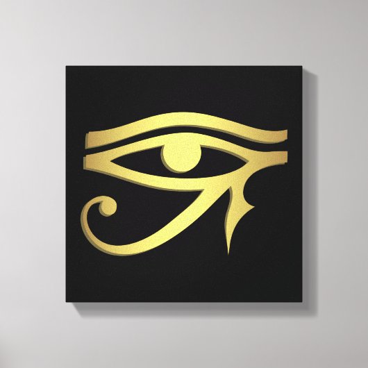 Oogje van het Egyptische symbool Canvas Afdruk (Voorkant)