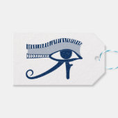 Oogje van Horus Amulet Cadeaulabel (Voorkant (Horizontaal))