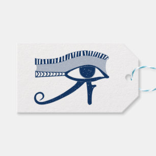 Oogje van Horus Amulet Cadeaulabel