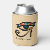 Oogje van Horus op papyrus, Egyptische hiërogliefe Blikjeskoeler (Blikje Voorkant)