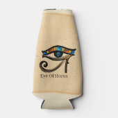 Oogje van Horus op papyrus, Egyptische hiërogliefe Flesjeskoeler (Voorkant)