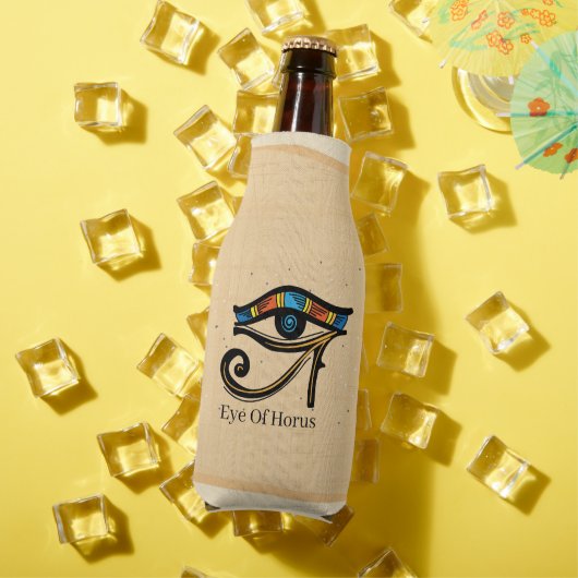 Oogje van Horus op papyrus, Egyptische hiërogliefe Flesjeskoeler (Insitu Zomer)