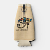 Oogje van Horus op papyrus, Egyptische hiërogliefe Flesjeskoeler (Achterkant)