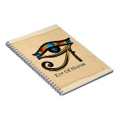 Oogje van Horus op papyrus, Egyptische hiërogliefe Notitieboek (Rechterzijde)