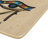 Oogje van Horus op papyrus, Egyptische hiërogliefe Snijplank (Hoek)