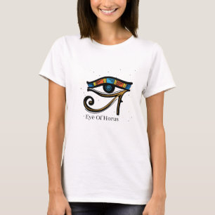 Oogje van Horus op papyrus, Egyptische hiërogliefe T-shirt