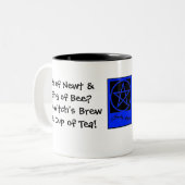 Oogje van Newt & Sting of Bee? Witch's Brew... Tweekleurige Koffiemok (Voorkant links)