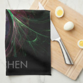 Oogje voor Abstracte Art Kitchen Towel Theedoek (Quarter Fold)