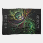 Oogje voor Abstracte Art Kitchen Towel Theedoek (Horizontaal)
