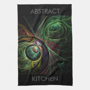 Oogje voor Abstracte Art Kitchen Towel Theedoek