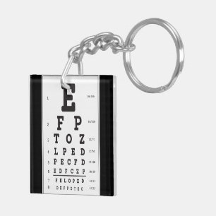 Oogkaart Acryl Sleutelhanger