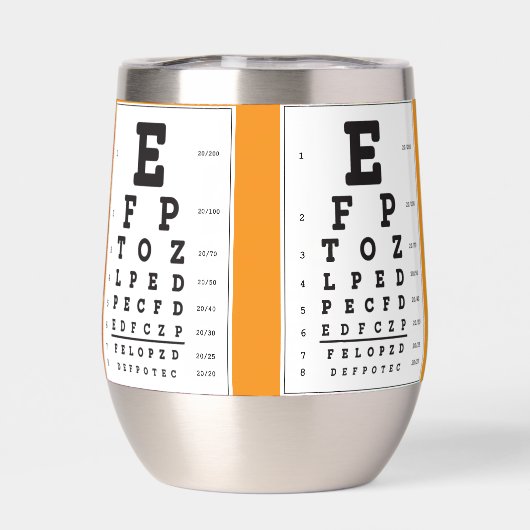 Oogkaart thermische wijn tumbler (Achterkant)