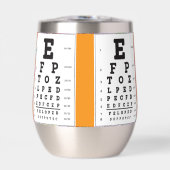 Oogkaart thermische wijn tumbler (Voorkant)