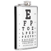 Oogkaart Vinyl verpakte kolf Heupfles (Rechts)