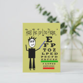 Oogkaartje Oogdoctoraatsontwerpen Briefkaart (Staand voorkant)