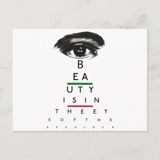  oogkaartjes briefkaart (Voorkant)