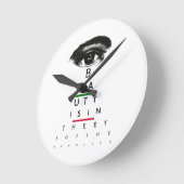  oogkaartjes ronde klok (Hoek)