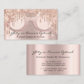 Oogkleding Optische optometrist Eyeglassers Roos D Visitekaartje (Voorkant / Achterkant)