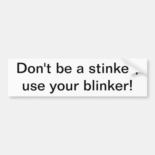 oogklep2 bumpersticker (Voorkant)