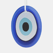 Oogkleurig, gedrukt Ornament voor het afhangen van (Voorkant links)