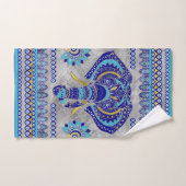 Oogkleurig oogmerk Olephant Ornamental Patroon Bad Handdoek (Handdoek)