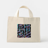 Oogklever boodschappentas mini tote bag (Achterkant)