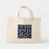 Oogklever boodschappentas mini tote bag (Voorkant)