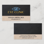 Oogkliniek pictogram visitekaartje (Voorkant / Achterkant)