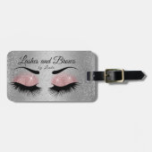 Oogknollen en -kogels - Roos Gold en zilver Bagagelabel (Voorkant horizontaal)