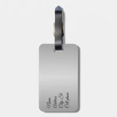 Oogknollen en -kogels - Roos Gold en zilver Bagagelabel (Achterkant verticaal)