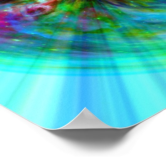 Oogkunst in Orion Unique Digital Space Poster (Hoek)