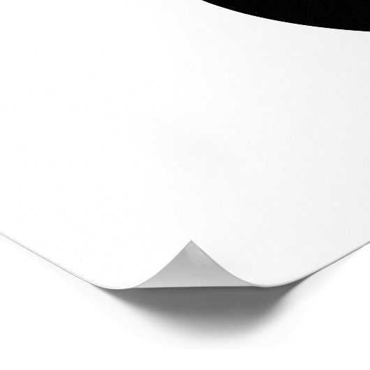 Oogkunst op muurwand poster (Hoek)