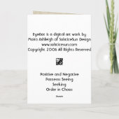 ooglaars kaart (Achterkant)