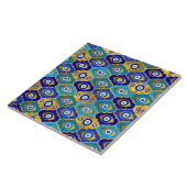 Oogladingen voor het aambeeld in Quatrefoil Patter Tegeltje (Zijkant)